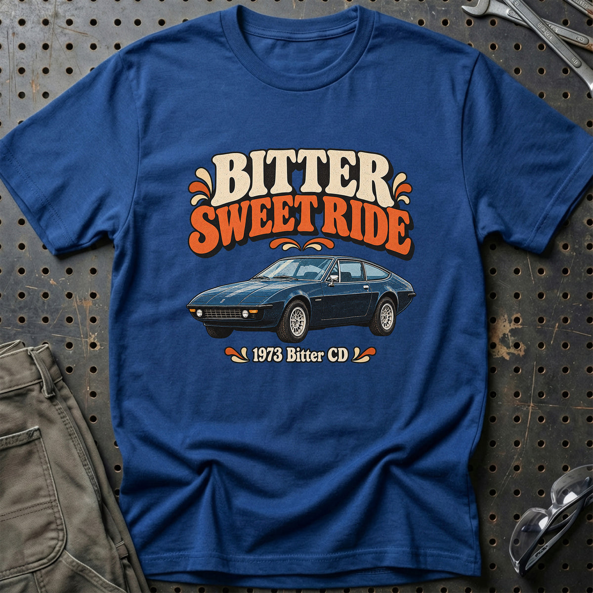 
Bitter CD 1973 – Bitter Sweet Ride T-Shirt – Blå Royal