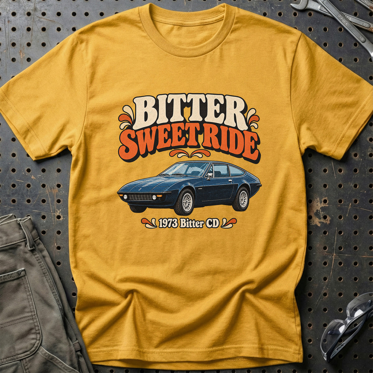
Bitter CD 1973 – Bitter Sweet Ride T-Shirt – Guld