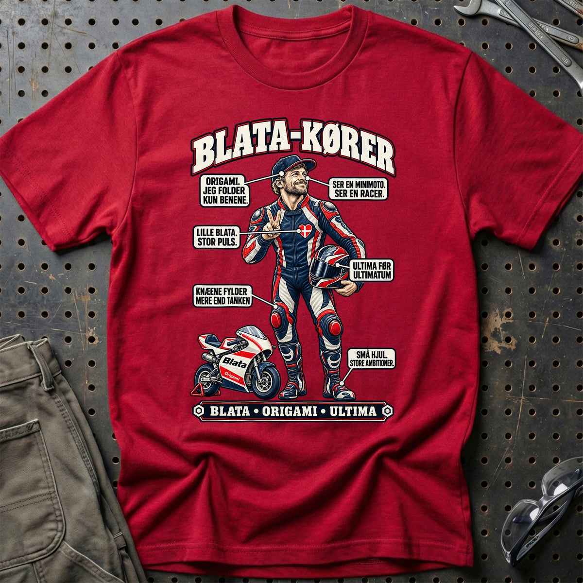 
Blata-Kører T-Shirt – Rød