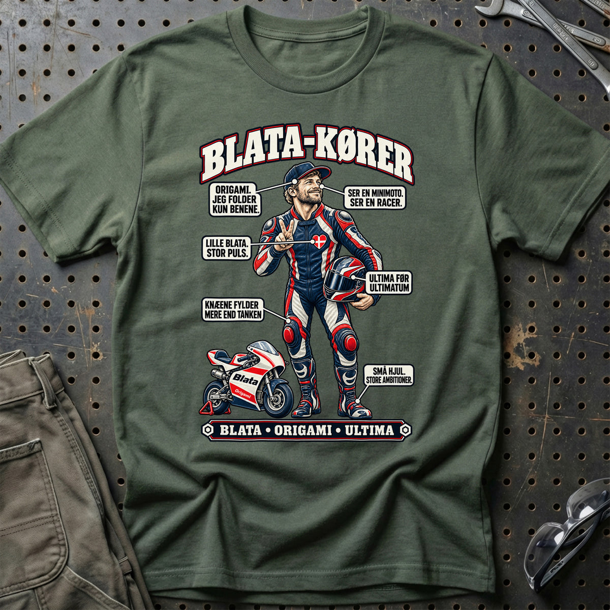 
Blata-Kører T-Shirt – Grøn Militær
