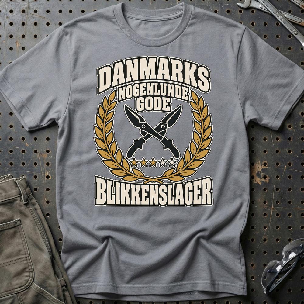 
Produktbillede af Blikkenslager – Danmarks Nogenlunde Gode T-Shirt