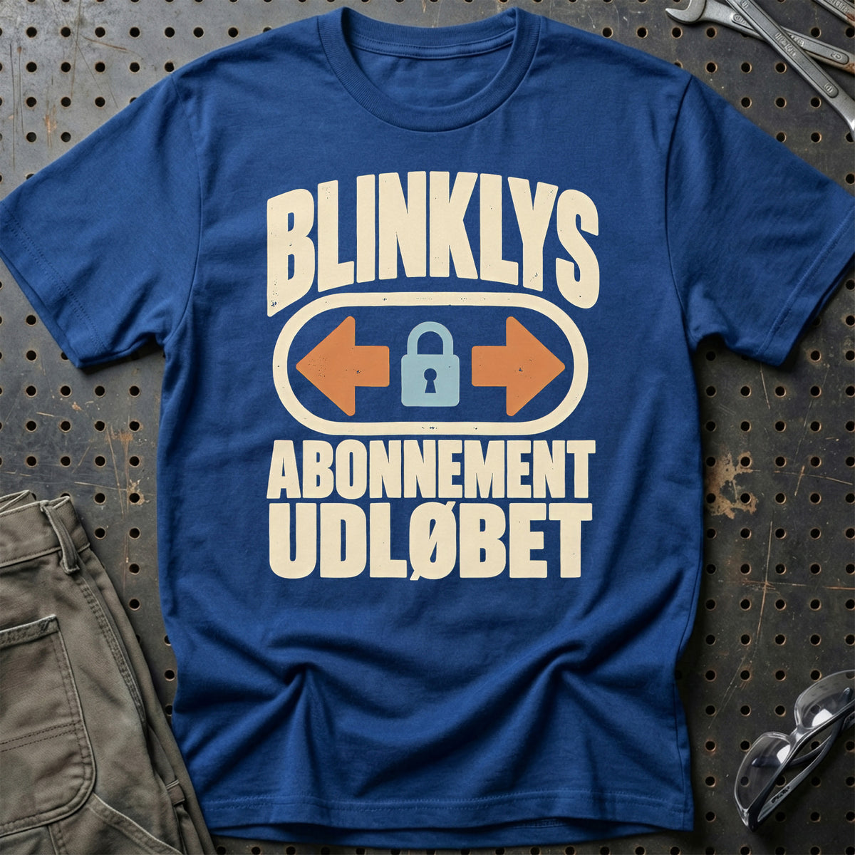 
Produktbillede af Blinklys Abonnement Udløbet – Illustration T-Shirt