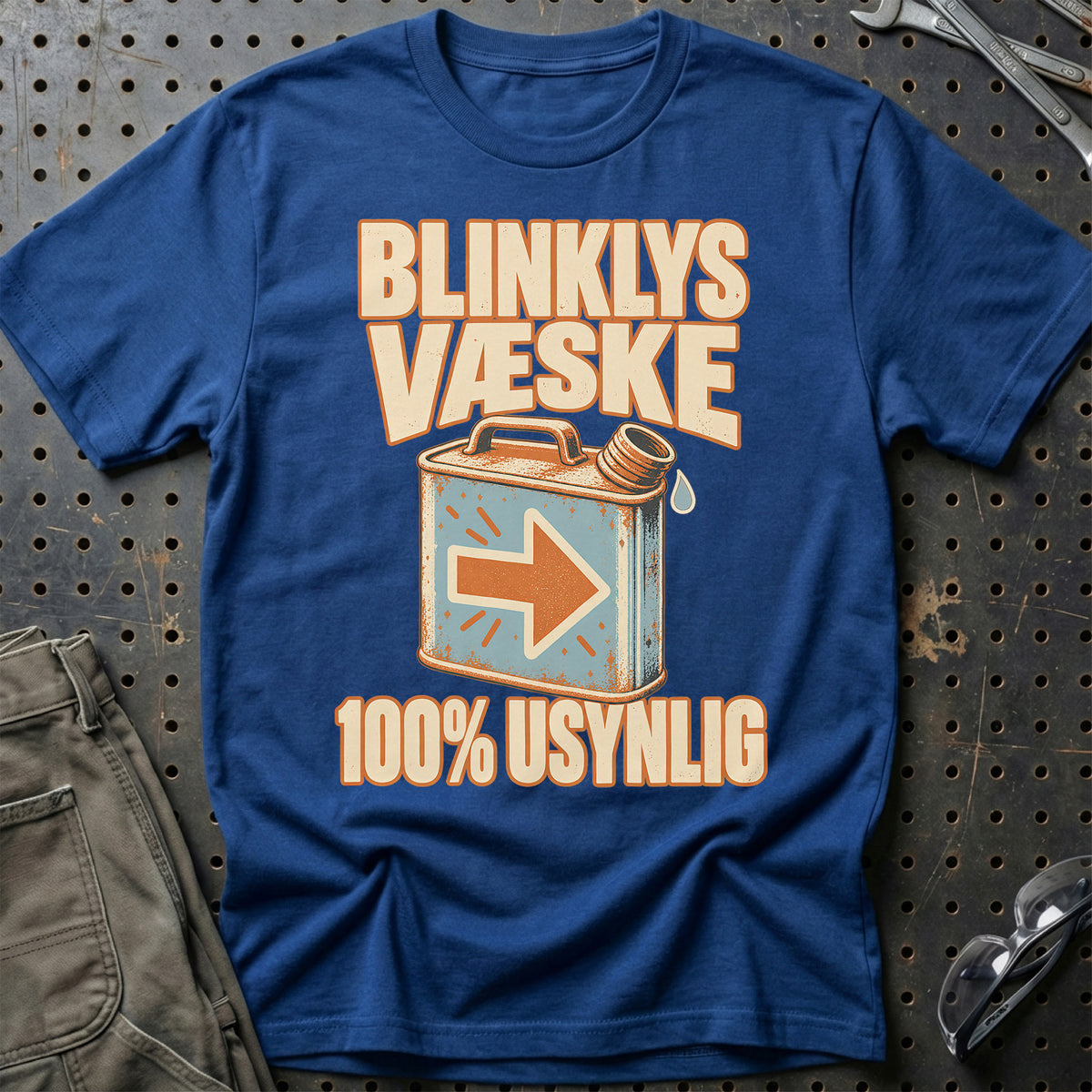 
Produktbillede af Blinklysvæske – 100% Usynlig T-Shirt
