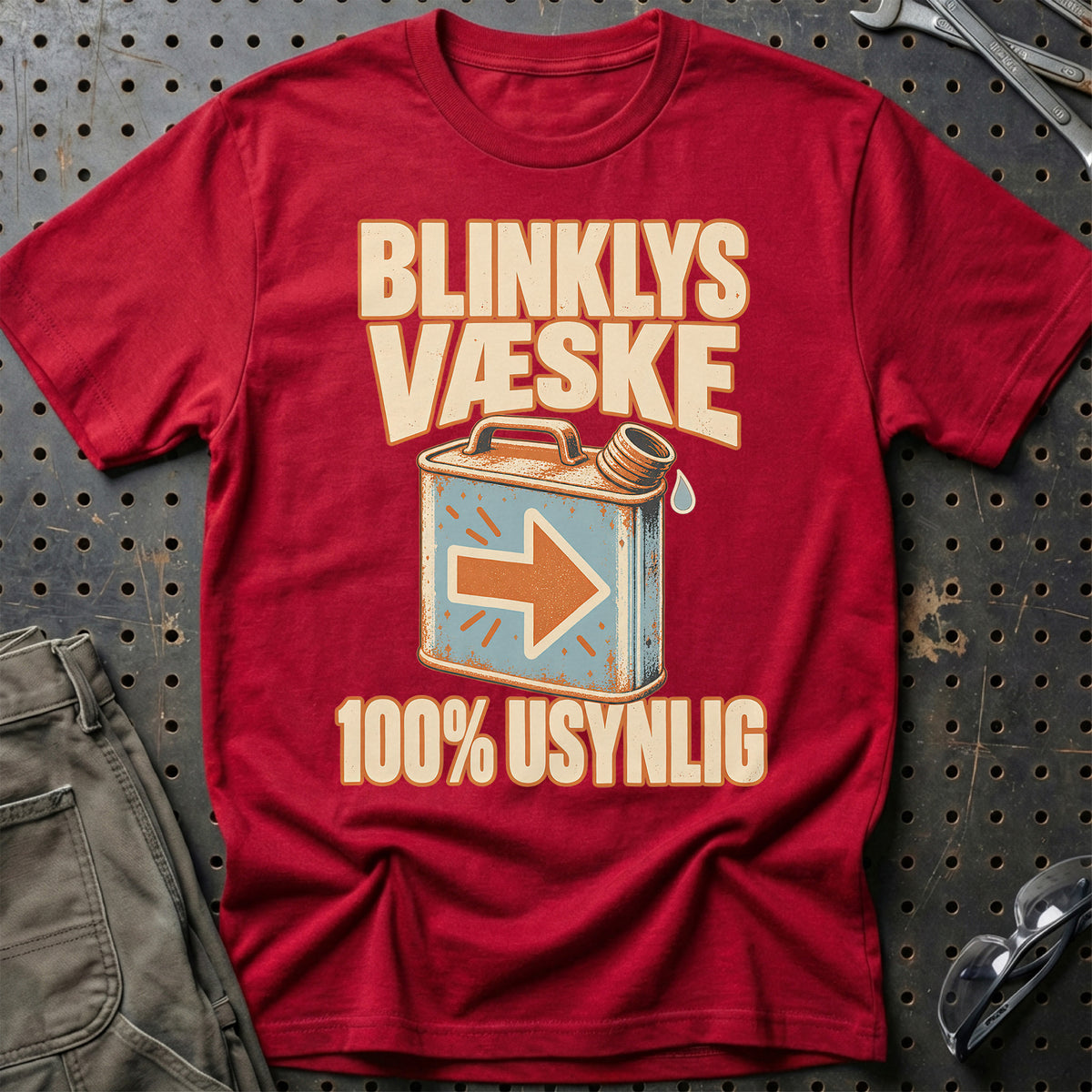 
Produktbillede af Blinklysvæske – 100% Usynlig T-Shirt