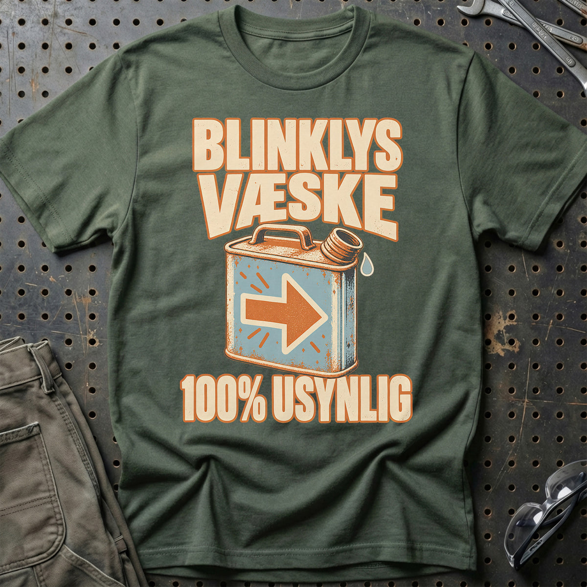 
Produktbillede af Blinklysvæske – 100% Usynlig T-Shirt