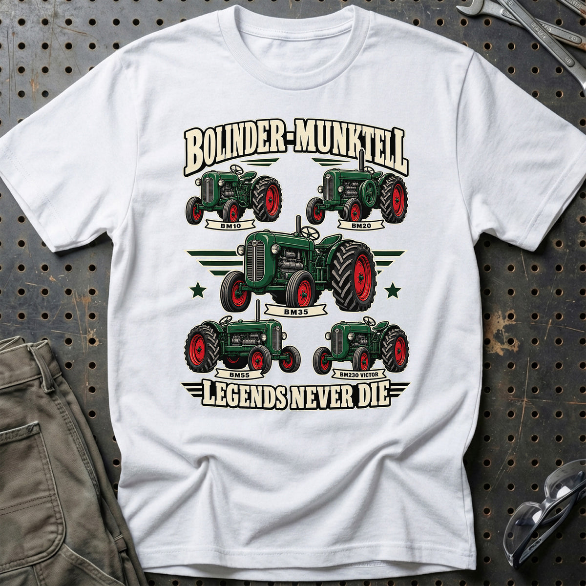 
Produktbillede af Bolinder-Munktell Legends Never Die T-Shirt