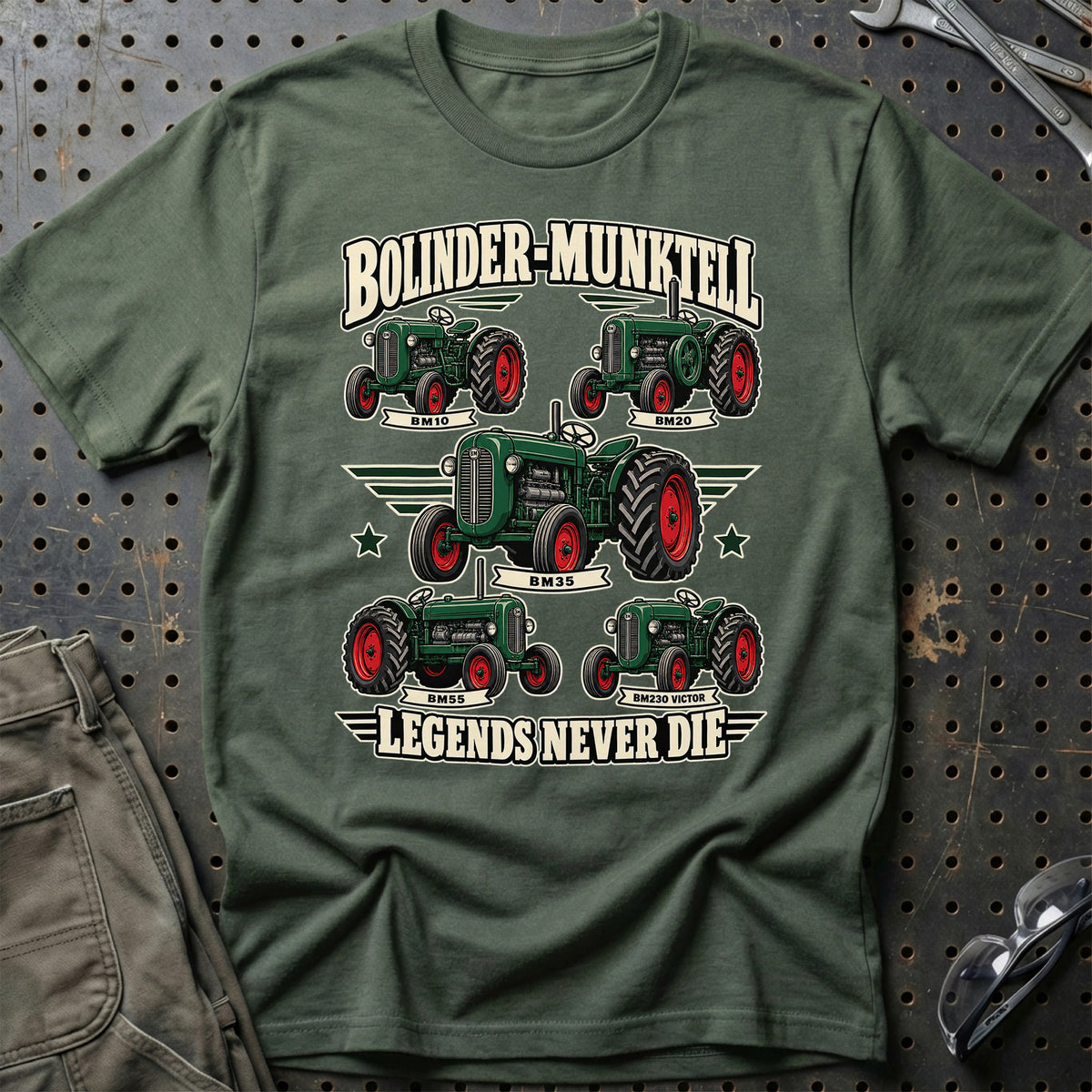 
Produktbillede af Bolinder-Munktell Legends Never Die T-Shirt
