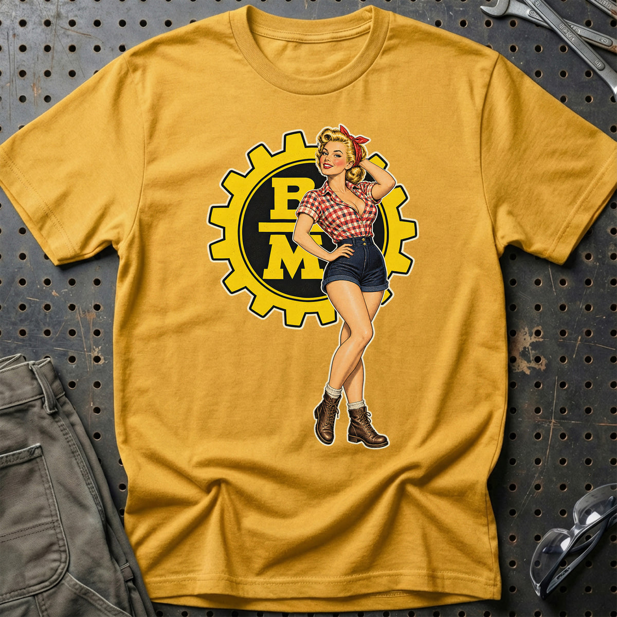 
Produktbillede af Bolinder Munktell Retro Pinup T-Shirt
