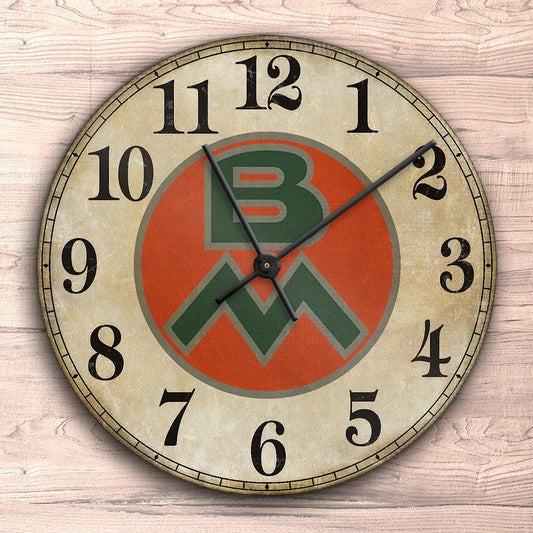 Bolinder Munktell Vægur Rundt-Clock-Bolinder Munktell-Garage Culture Shop- garage - man cave - merchandise
