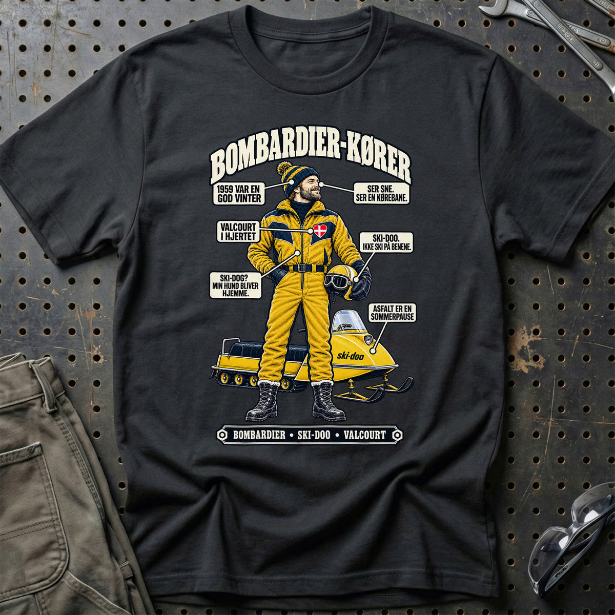 
Bombardier-Kører T-Shirt – Sort