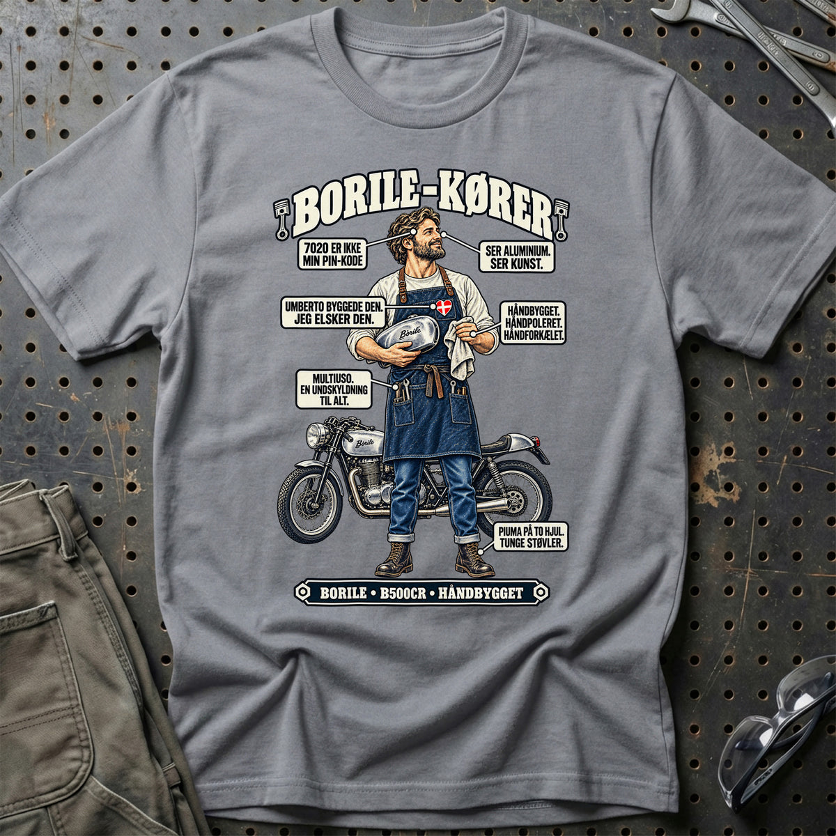 
Borile-Kører T-Shirt – Grå Sport