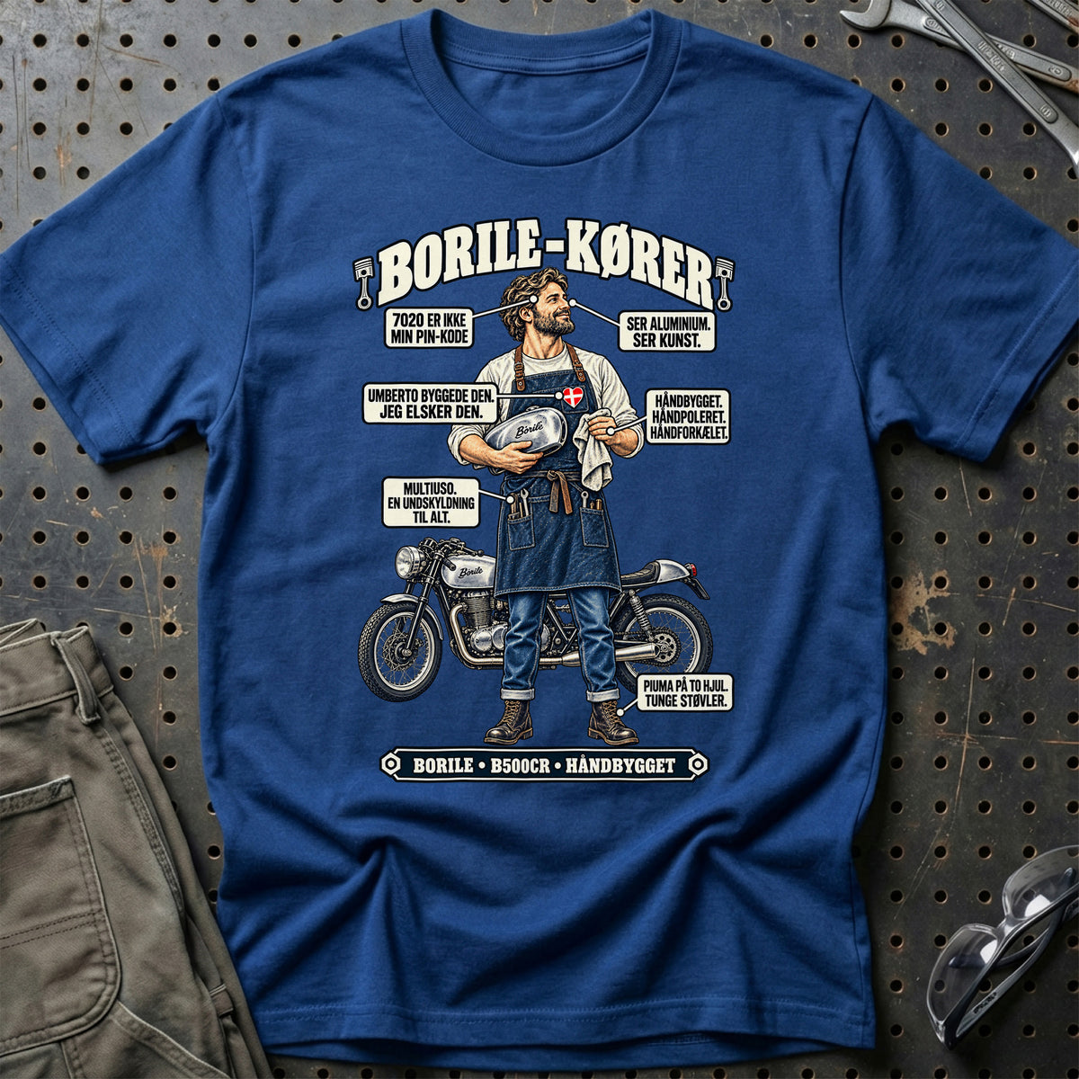 
Borile-Kører T-Shirt – Blå Royal