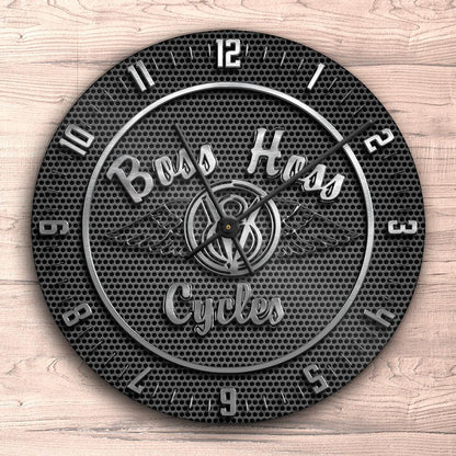Boss Hoss Vægur Rundt-Clock-Boss Hoss-Garage Culture Shop- garage - man cave - merchandise