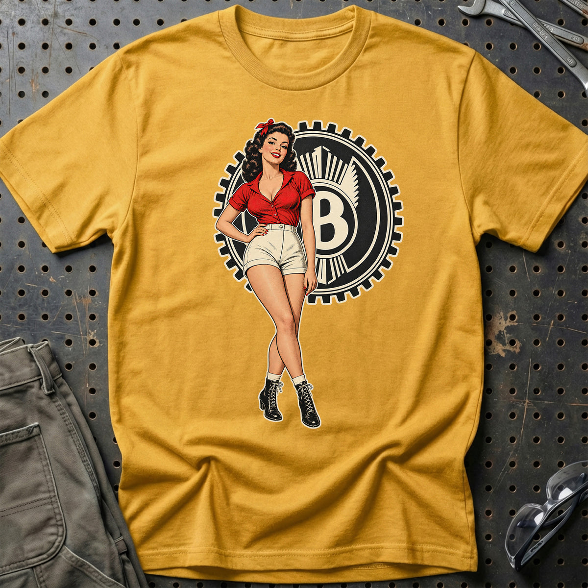 
Produktbillede af Brennabor Retro Pinup T-Shirt