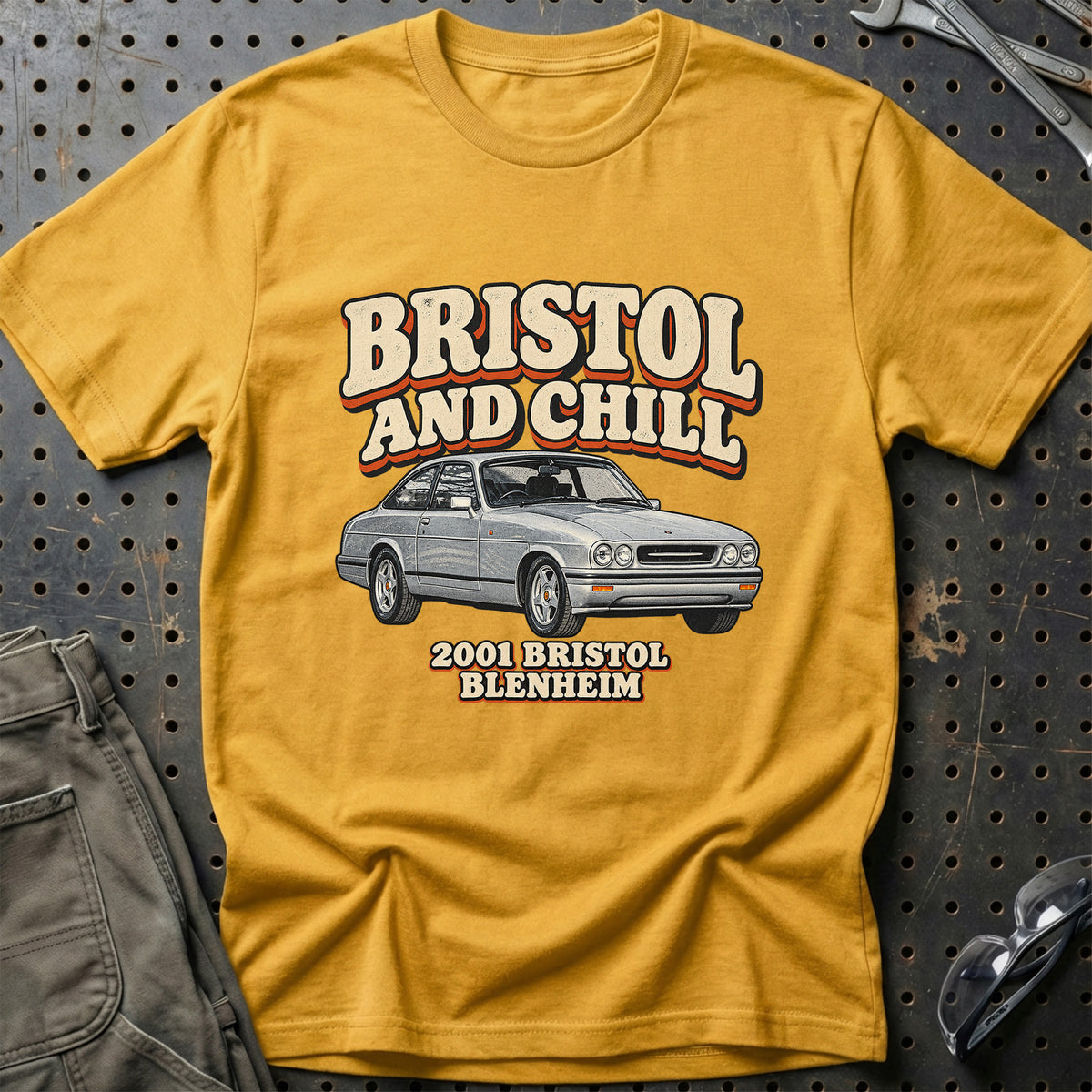 
Bristol Blenheim 2001 – Bristol and Chill T-Shirt – Guld