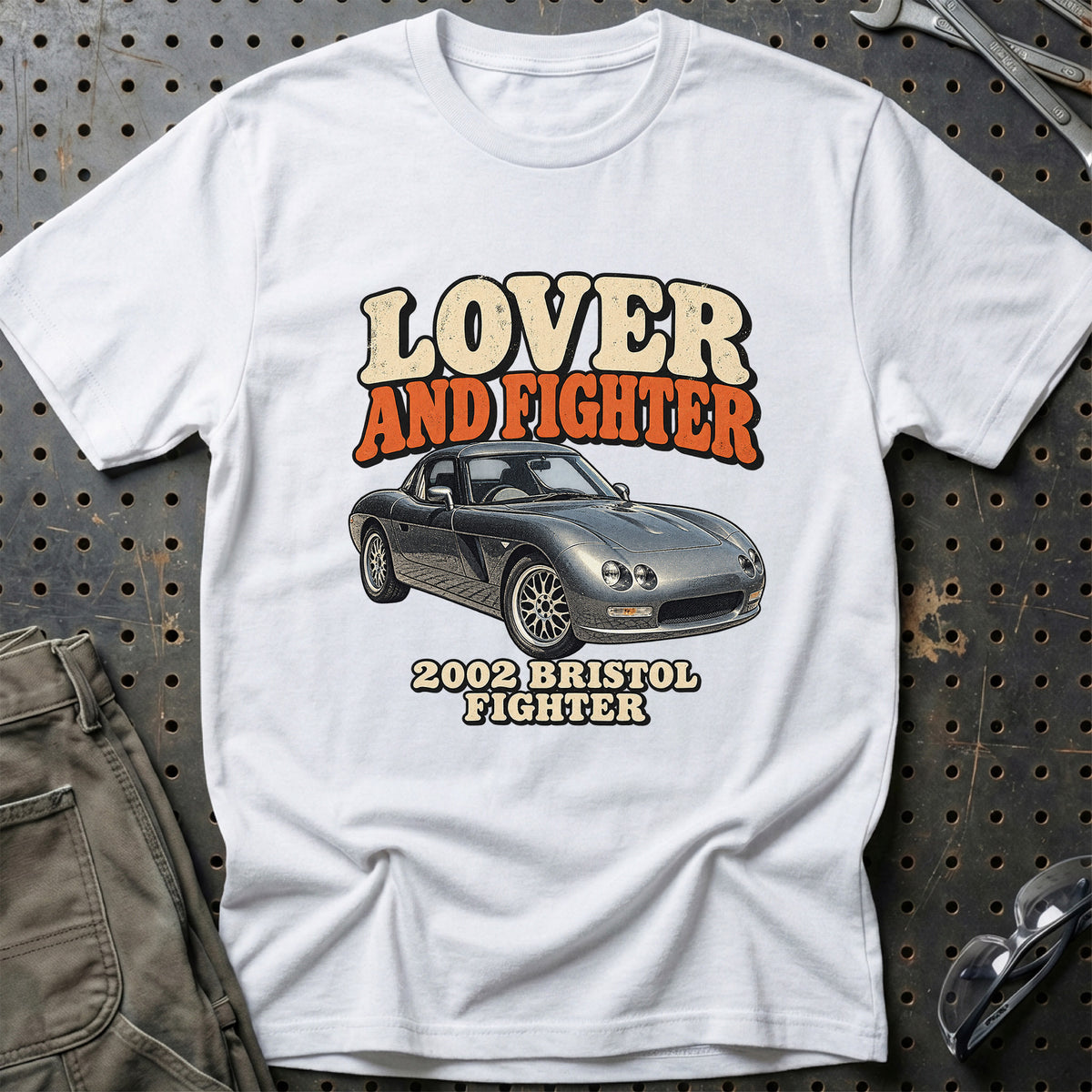 
Bristol Fighter 2002 – Lover and Fighter T-Shirt – Hvid