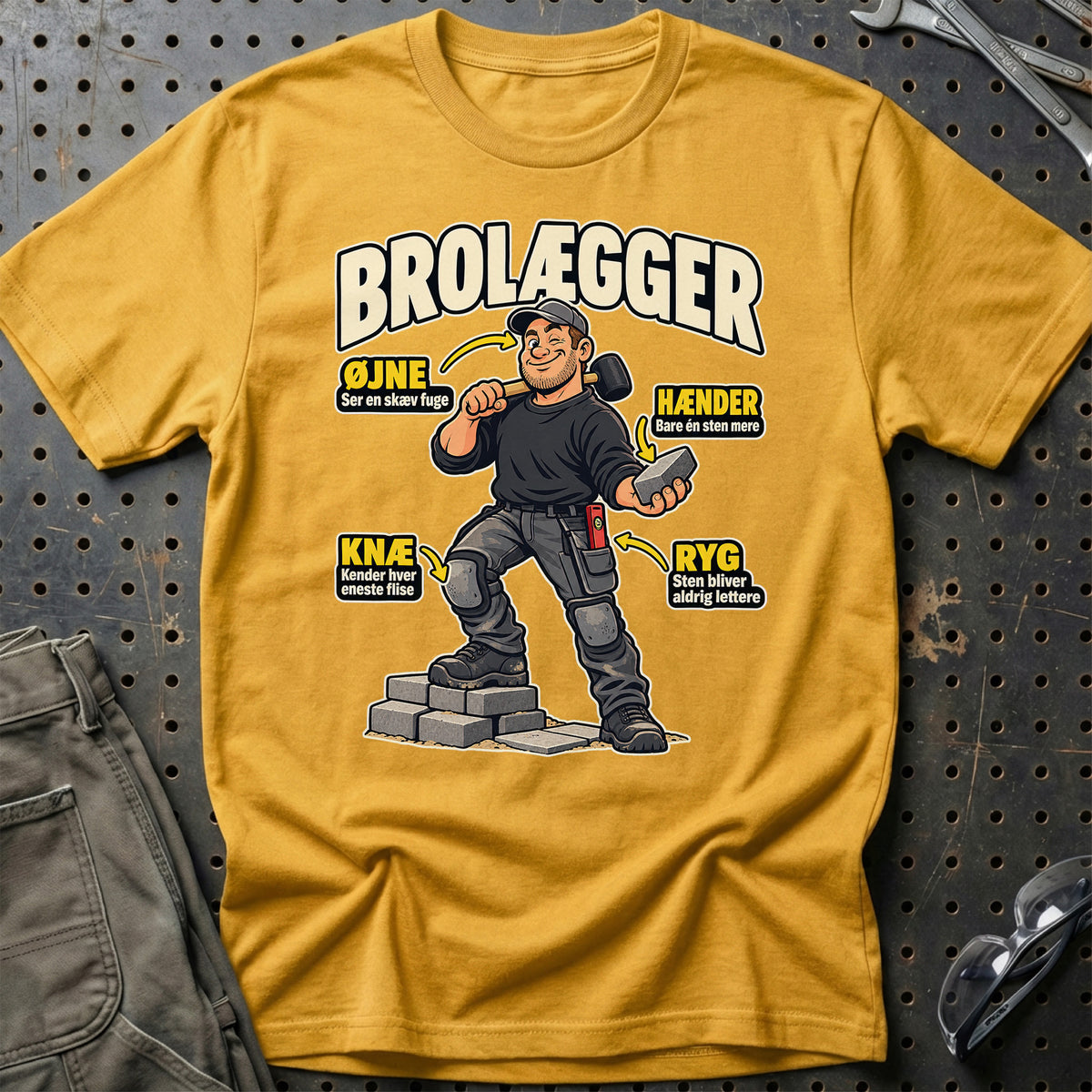 
Produktbillede af Brolægger – Anatomi T-Shirt