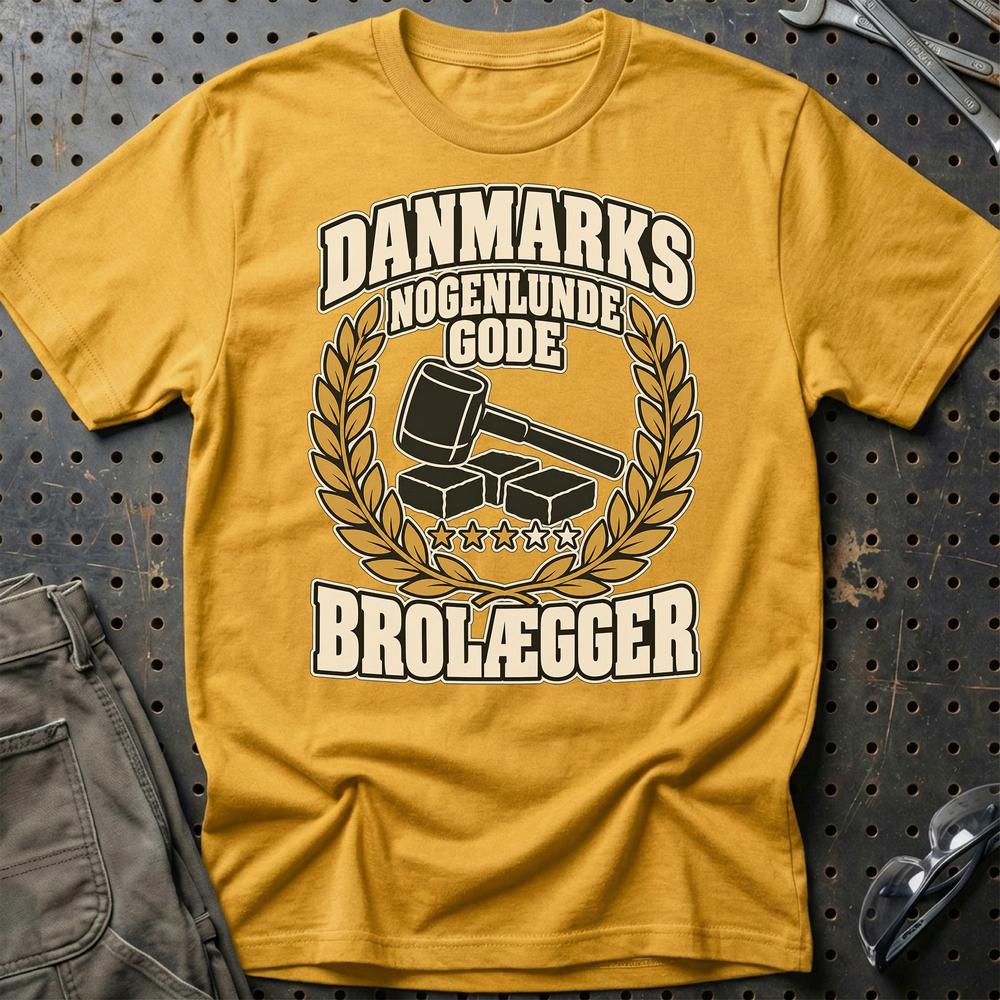 
Produktbillede af Brolægger – Danmarks Nogenlunde Gode T-Shirt