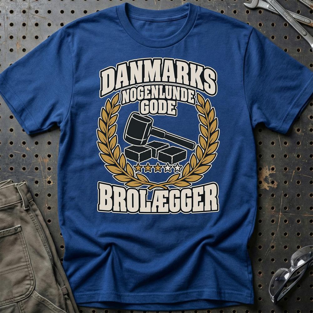 
Produktbillede af Brolægger – Danmarks Nogenlunde Gode T-Shirt