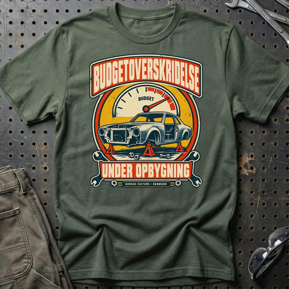
Produktbillede af Budgetoverskridelse Under Opbygning T-Shirt