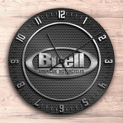 Buell Vægur Rundt-Clock-Buell-Garage Culture Shop- garage - man cave - merchandise
