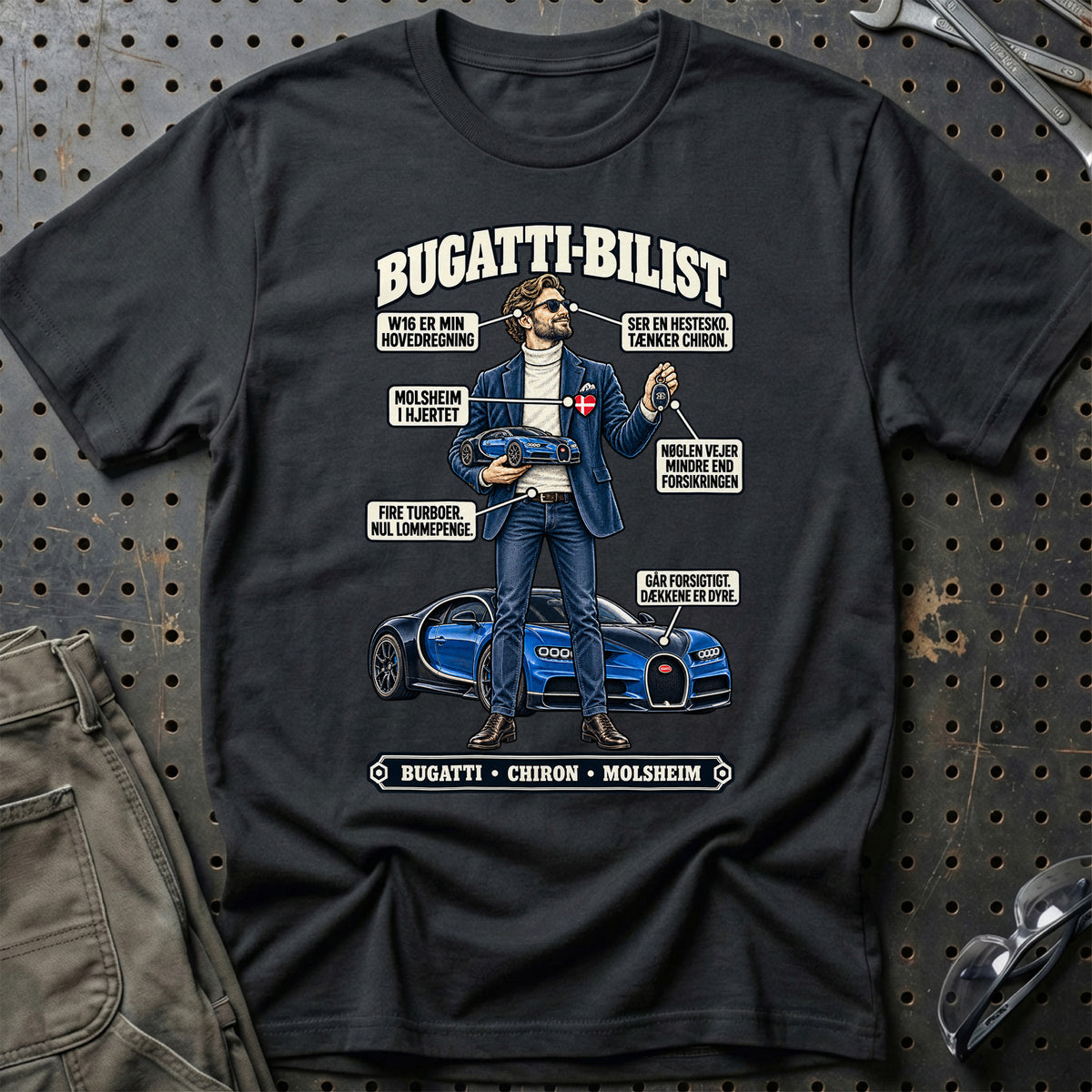 
Bugatti-Bilist T-Shirt – Sort