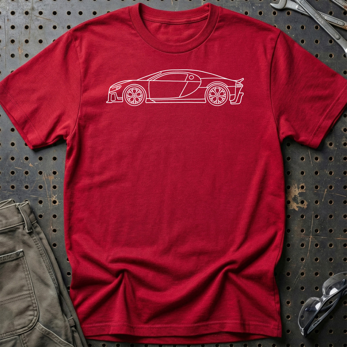 
Produktbillede af Bugatti Chiron Profilée Outline 2 T-Shirt