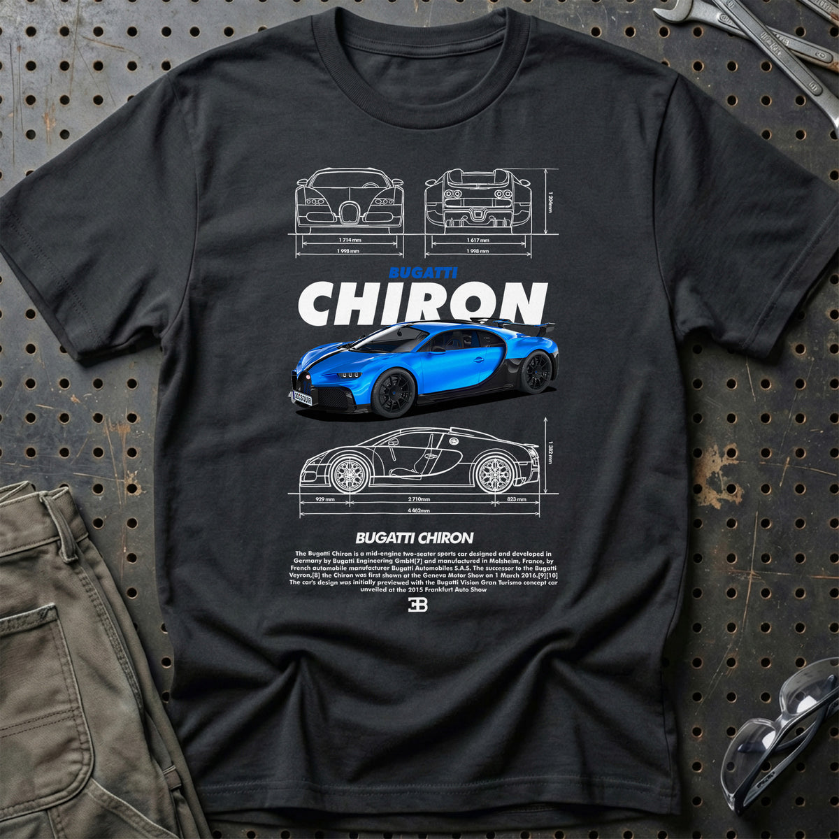 
Bugatti Chiron T-Shirt – Sort
