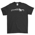 Buick Electra 225 4 door 1966 Silhuet T-Shirt-Beklædning-Buick-Sort-S-Garage Culture Shop- garage - man cave - merchandise