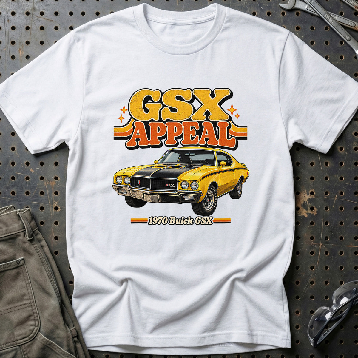 
Buick GSX 1970 – GSX Appeal T-Shirt – Hvid