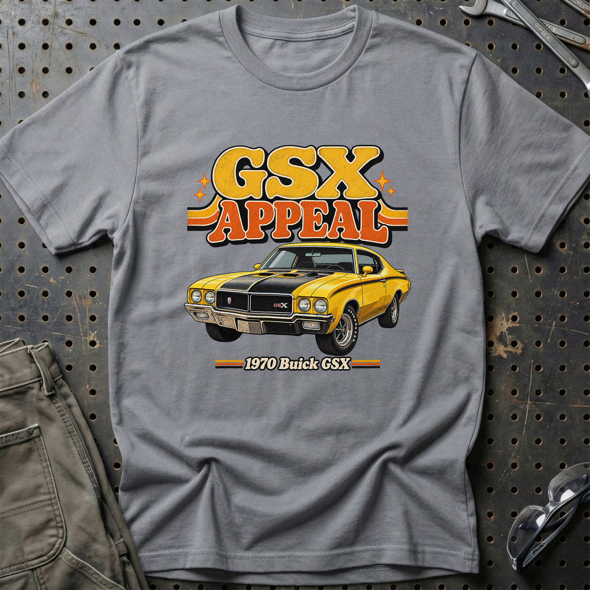 
Buick GSX 1970 – GSX Appeal T-Shirt – Grå Sport