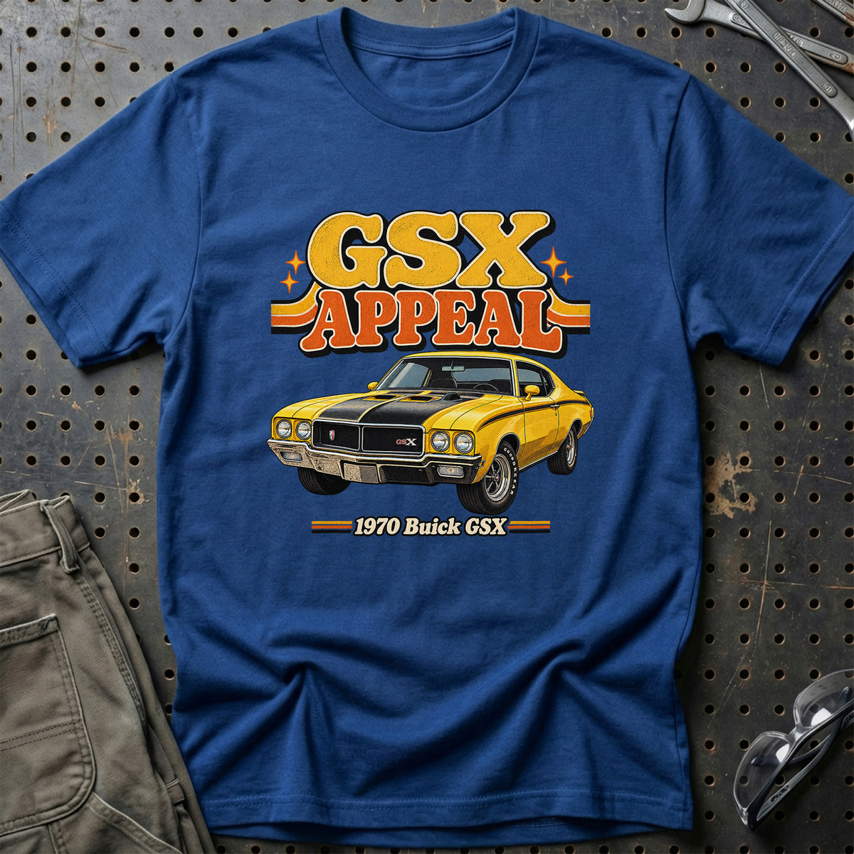 
Buick GSX 1970 – GSX Appeal T-Shirt – Blå Royal