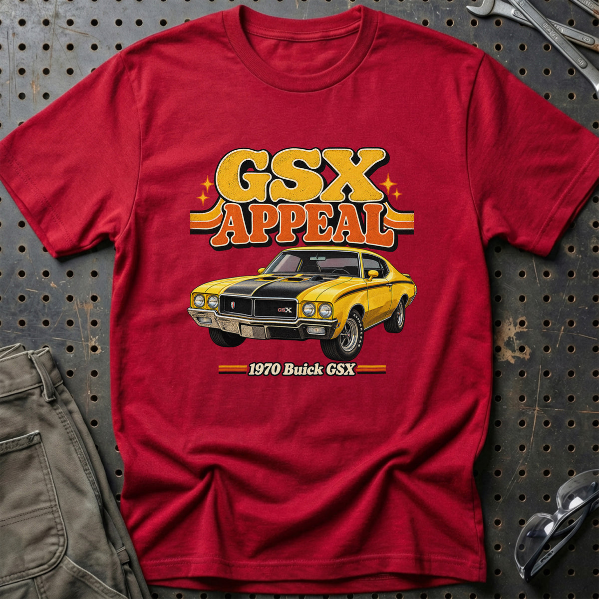 
Buick GSX 1970 – GSX Appeal T-Shirt – Rød