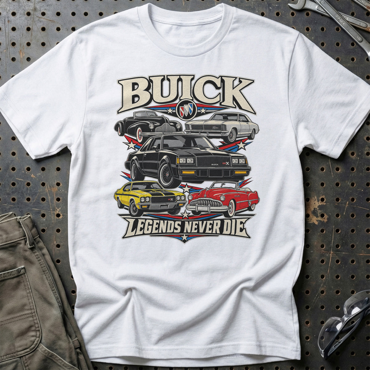 
Produktbillede af Buick Legends Never Die T-Shirt