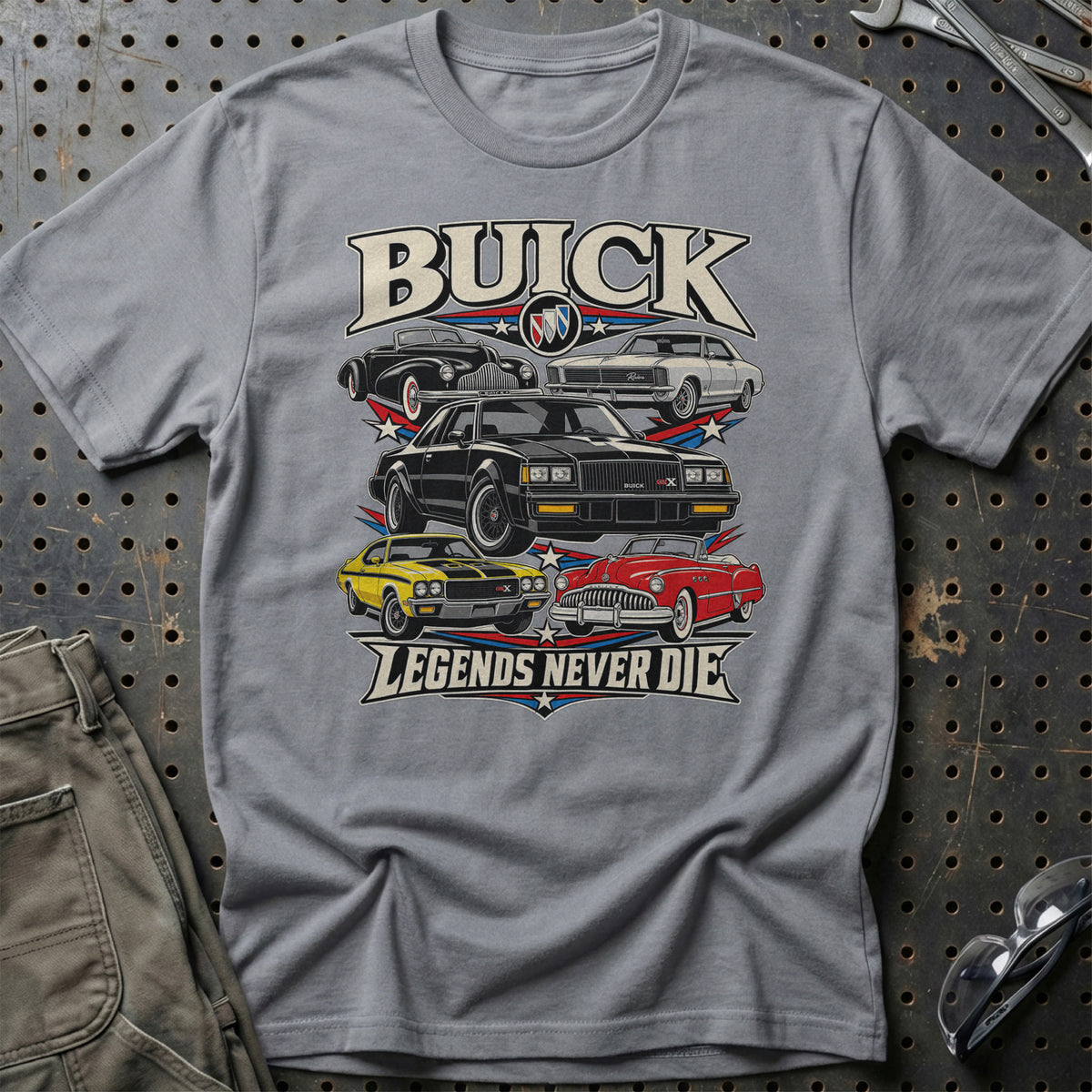 
Produktbillede af Buick Legends Never Die T-Shirt
