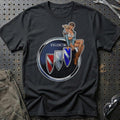 Buick Pinup T-Shirt-Beklædning-Buick-Sort-S-Garage Culture Shop- garage - man cave - merchandise