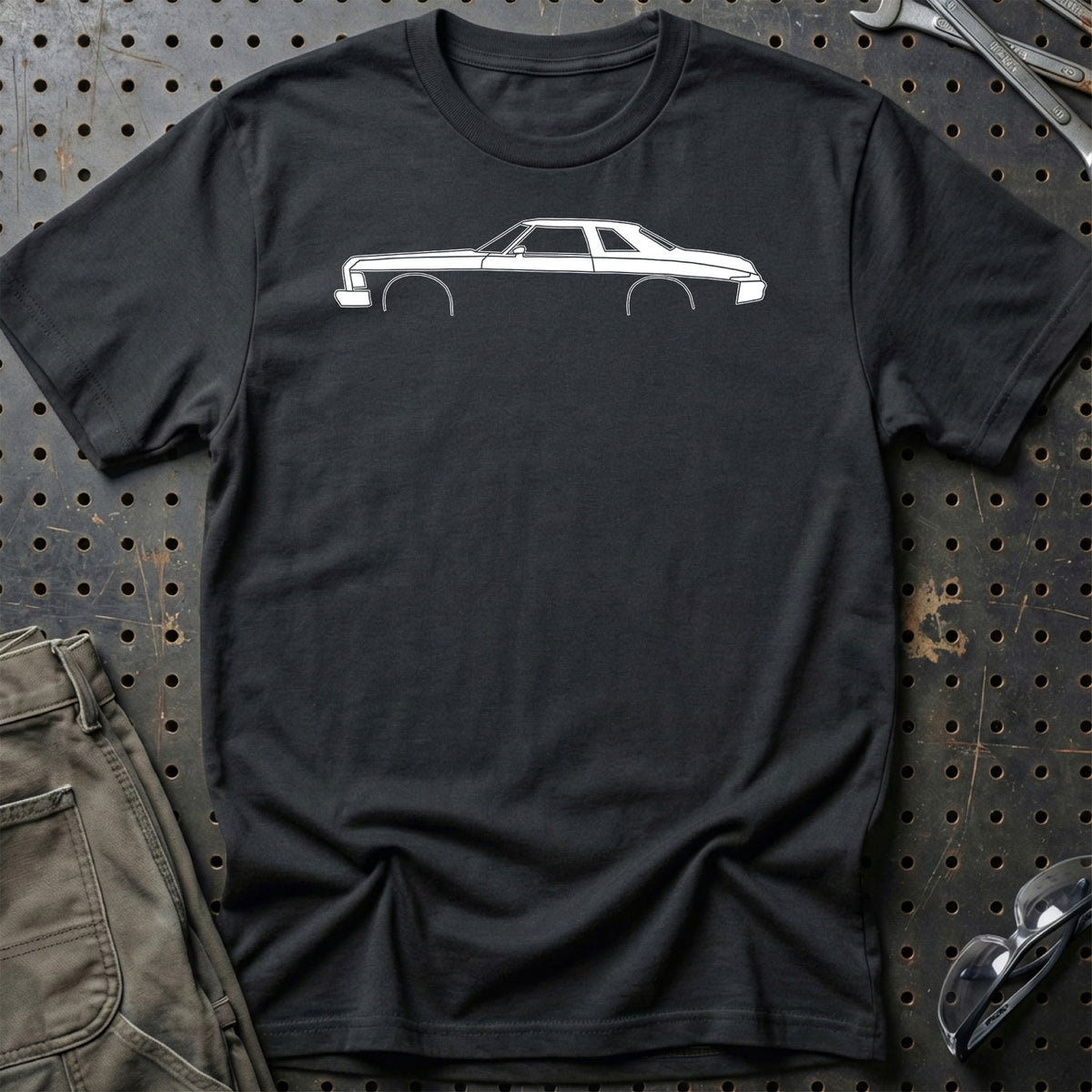 
Buick Riviera 1975 Silhuet T-Shirt – Sort