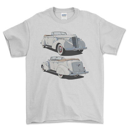 Buick Series 80 Roadmaster Phaeton 1957 - Unisex T-Shirt-Beklædning-Buick-Hvid-S-Forside-Garage Culture Shop- garage - man cave - merchandise