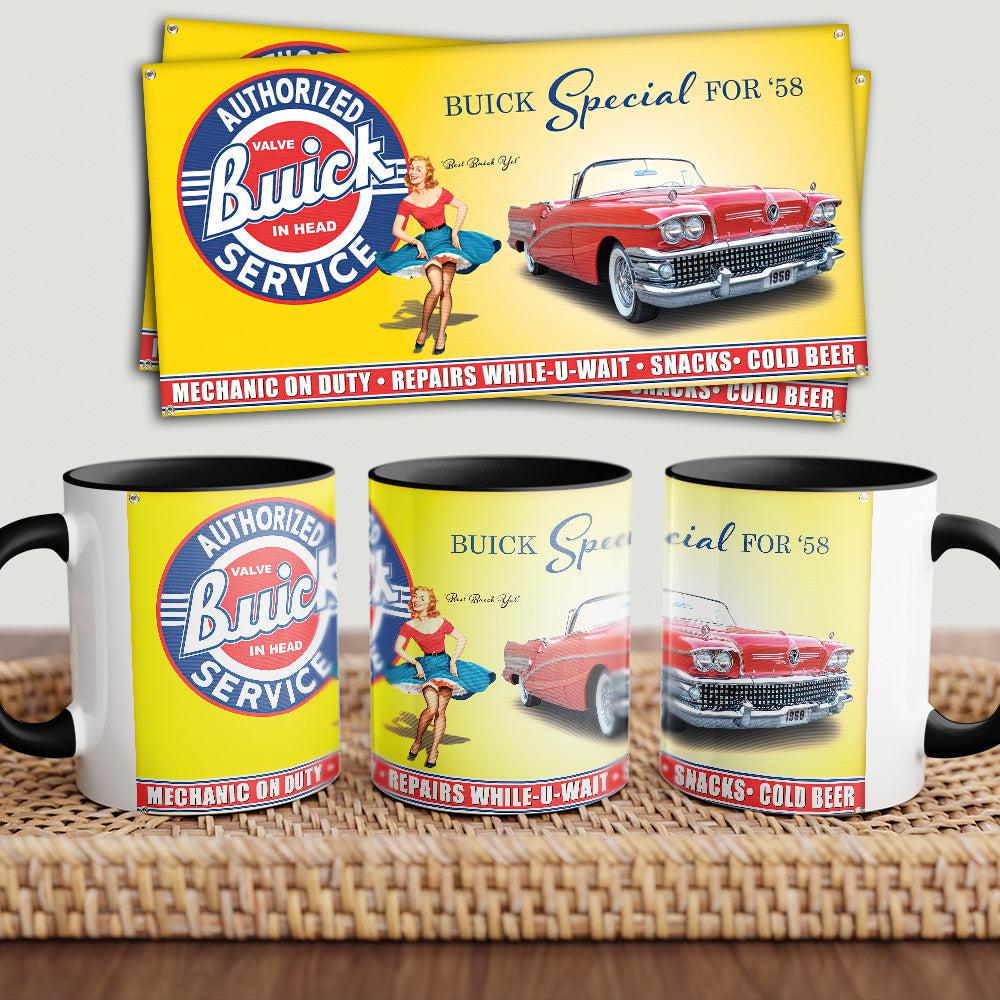 Buick Special "To Toner" Vintage Keramisk Krus-Krus-Buick-Garage Culture Shop- garage - man cave - merchandise