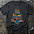 Buick Super Eight Juletræ Christmas Tree T-Shirt-Beklædning-Buick-Sort-S-Garage Culture Shop- garage - man cave - merchandise