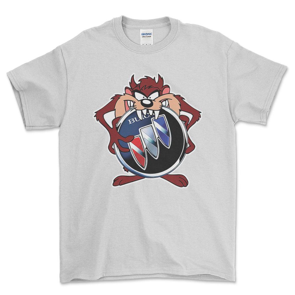 Buick TAZ Unisex T-Shirt , Bomuld-Beklædning-Buick-Hvid-S-Forside-Garage Culture Shop- garage - man cave - merchandise