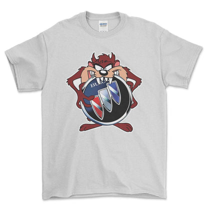 Buick TAZ Unisex T-Shirt , Bomuld-Beklædning-Buick-Hvid-S-Forside-Garage Culture Shop- garage - man cave - merchandise