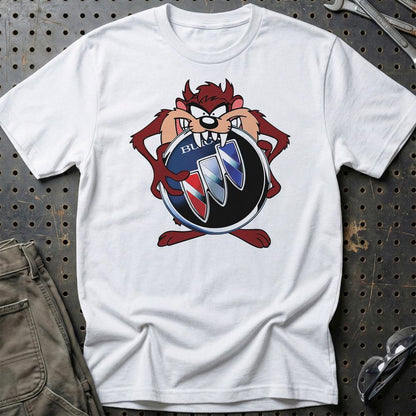 Buick TAZ Unisex T-Shirt , Bomuld-Beklædning-Buick-Hvid-S-Garage Culture Shop- garage - man cave - merchandise