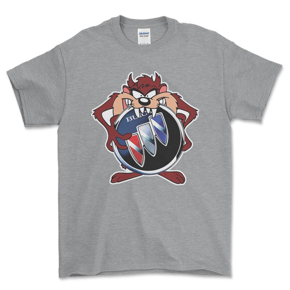 Buick TAZ Unisex T-Shirt , Bomuld-Beklædning-Buick-Grå Sport-S-Forside-Garage Culture Shop- garage - man cave - merchandise