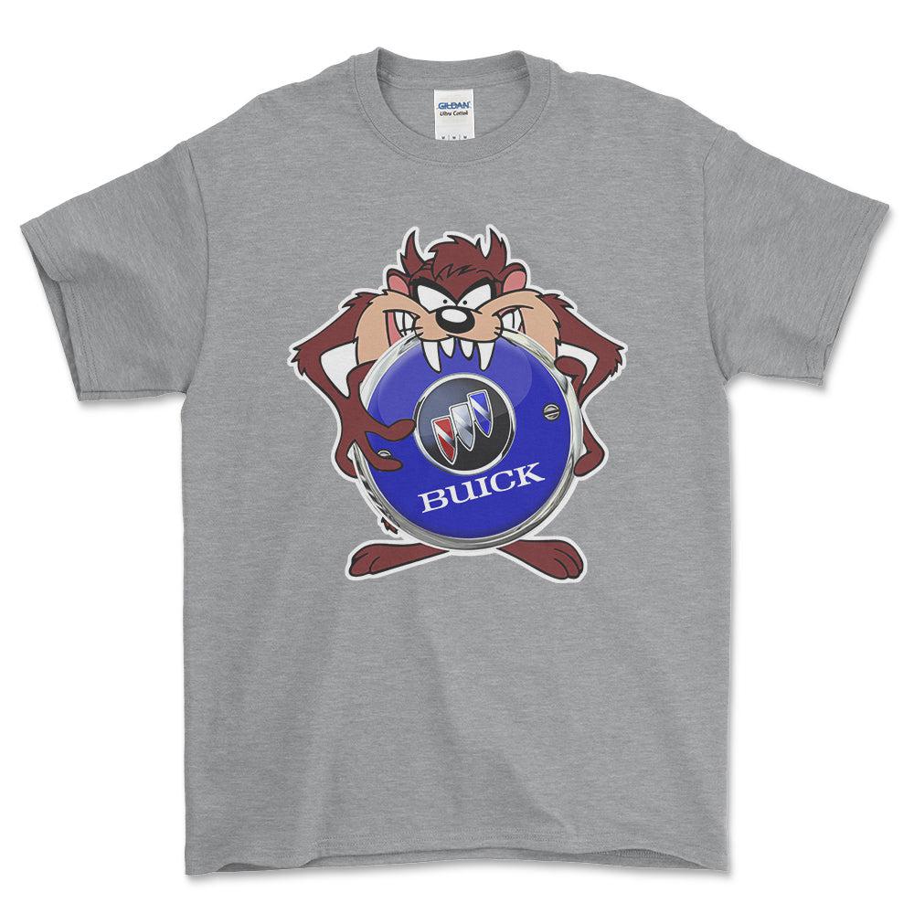 Buick TAZ Unisex T-Shirt , Bomuld-Beklædning-Buick-Grå Sport-S-Forside-Garage Culture Shop- garage - man cave - merchandise