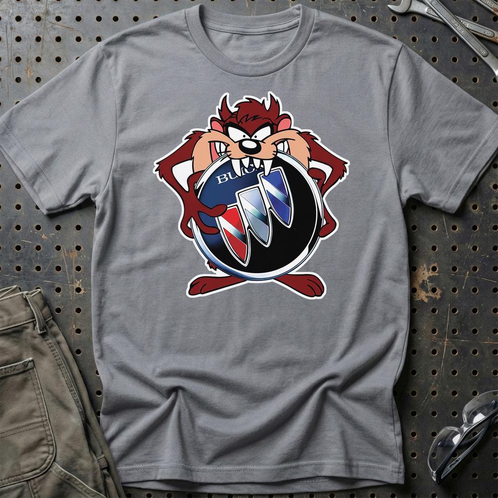 Buick TAZ Unisex T-Shirt , Bomuld-Beklædning-Buick-Grå Sport-S-Garage Culture Shop- garage - man cave - merchandise
