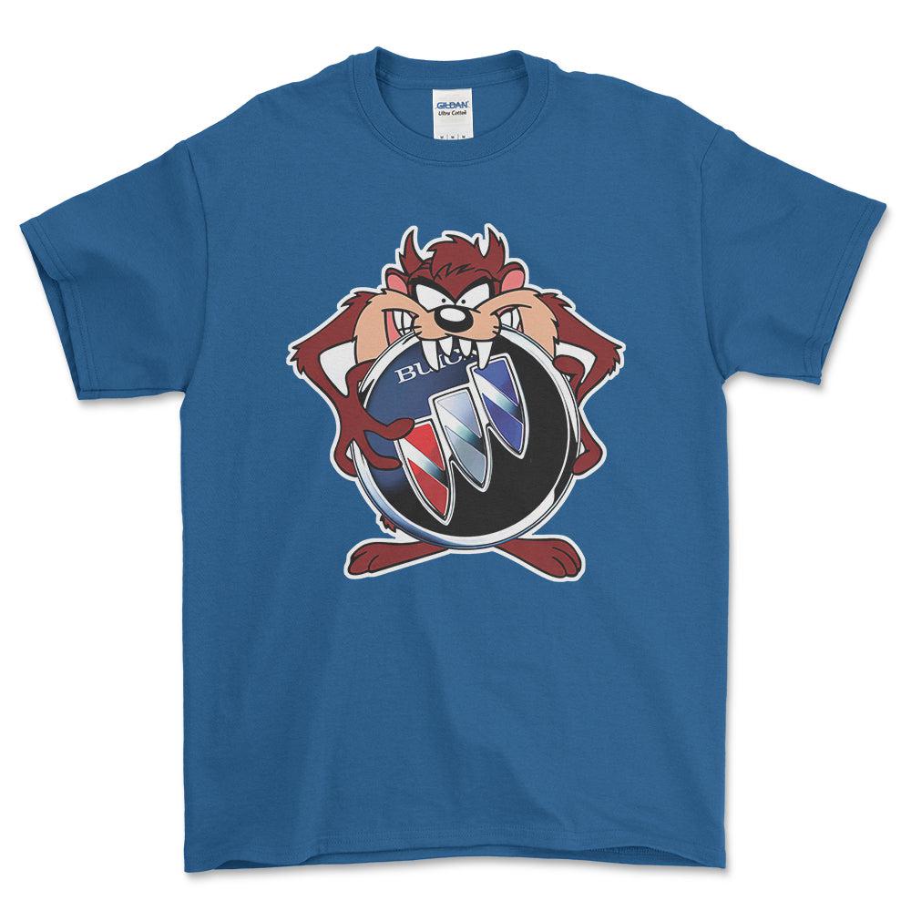 Buick TAZ Unisex T-Shirt , Bomuld-Beklædning-Buick-Blå Royal-S-Forside-Garage Culture Shop- garage - man cave - merchandise