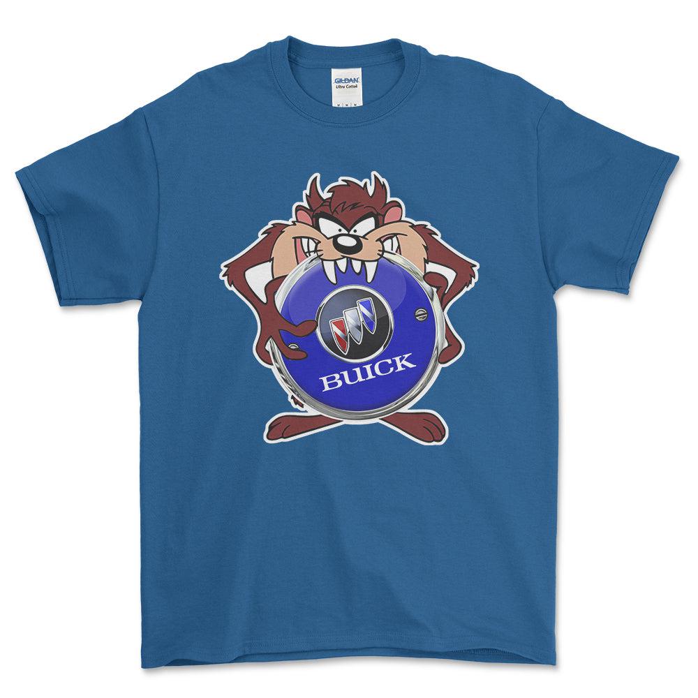 Buick TAZ Unisex T-Shirt , Bomuld-Beklædning-Buick-Blå Royal-S-Forside-Garage Culture Shop- garage - man cave - merchandise