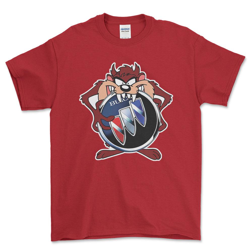 Buick TAZ Unisex T-Shirt , Bomuld-Beklædning-Buick-Rød-S-Forside-Garage Culture Shop- garage - man cave - merchandise