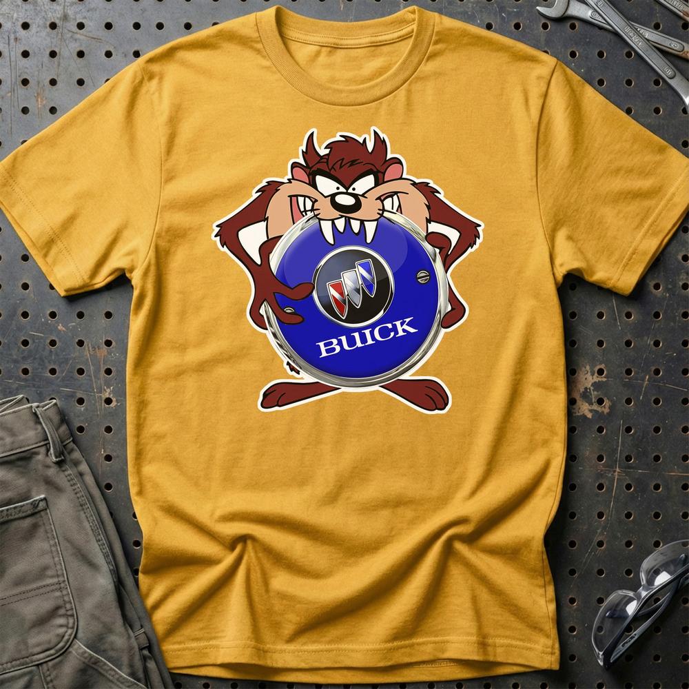 Buick TAZ Unisex T-Shirt , Bomuld-Beklædning-Buick-Guld-S-Garage Culture Shop- garage - man cave - merchandise